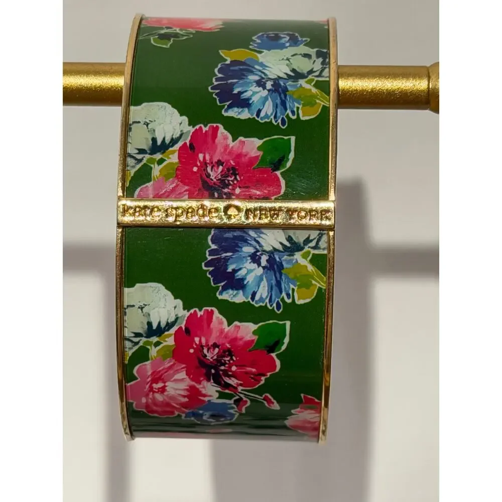 Kate Spade | Kelly Green - Spring Floral Bangle - Picture 2 of 4